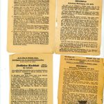 German Soldier informational leaflets Malaria, Typhus, cold weather