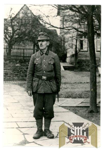 German Soldier Photo 4x6" reservist