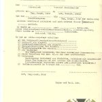 Blank German Army discharge sheet