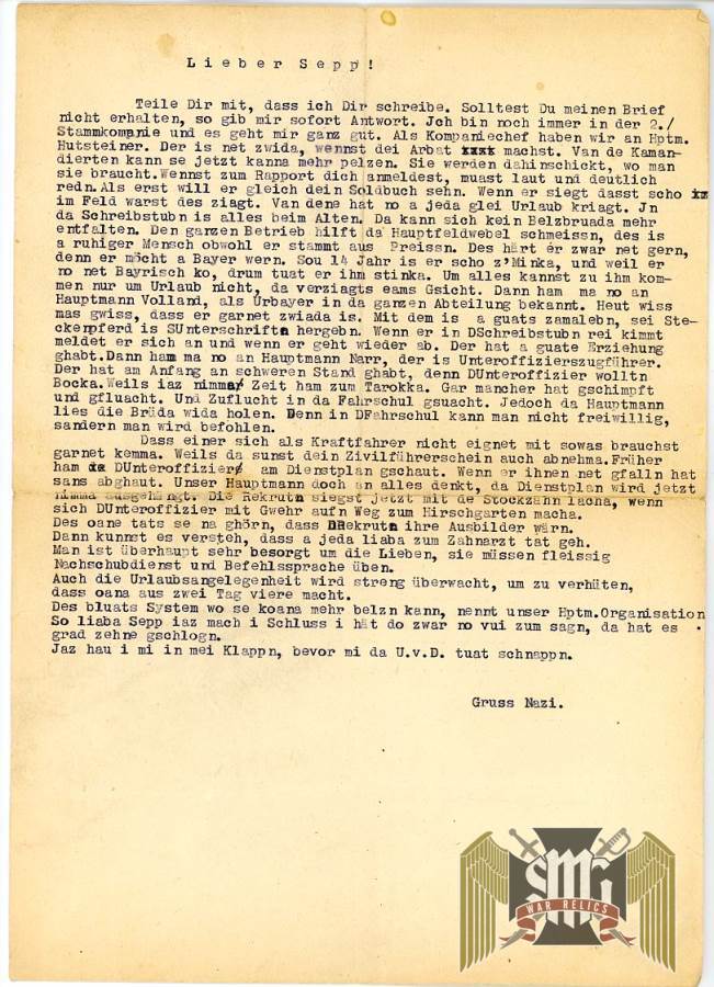 German Letters Referenceing the defeat of France and several German Generals