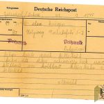 Nazi telegram with envelope
