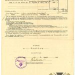 NSKOV Pension documents to Frau Hedwig Garba