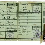 Voluntary labor service work passport dated 1934