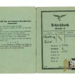 Luftwaffe Shooting book Schiessbuch