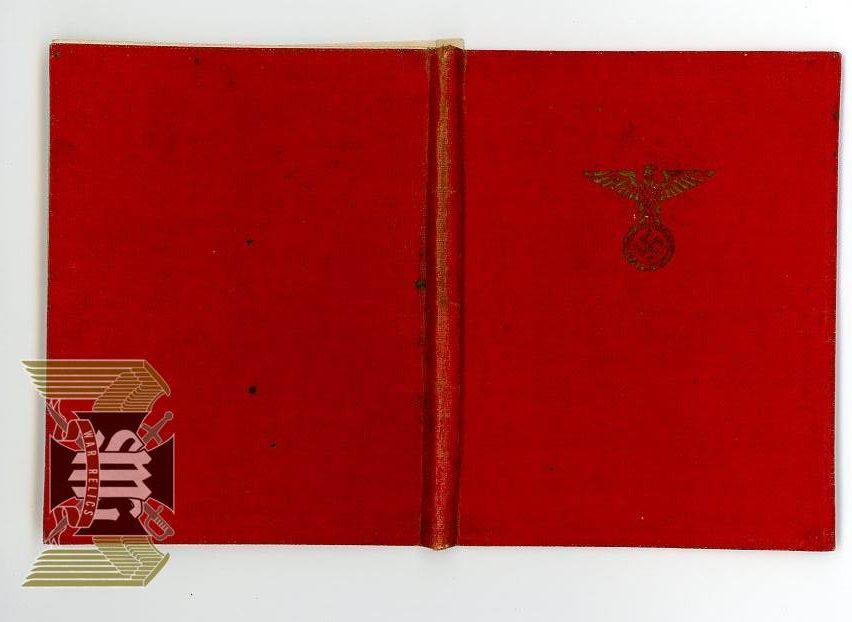 NSDAP Member book missing pages
