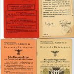 WWII German Deutsche Reichspost Savings Account Grouping