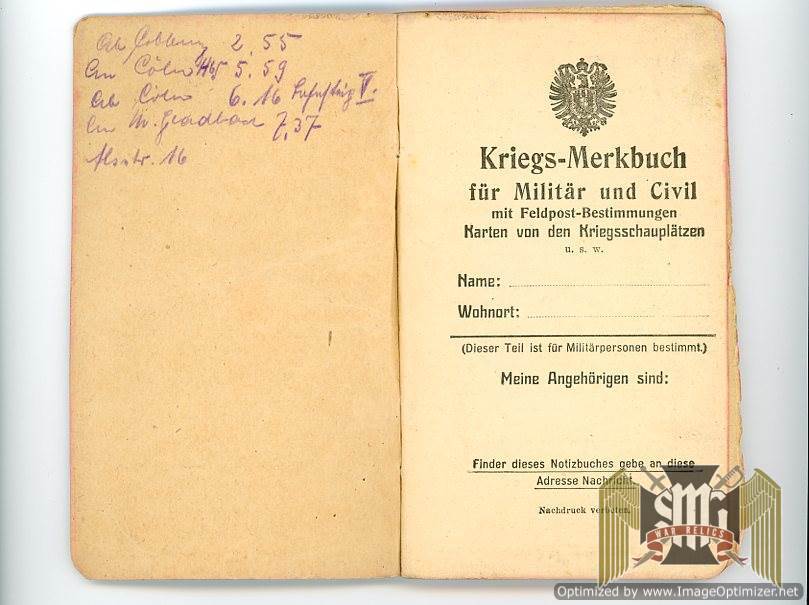 Kriegs-Merkbuch