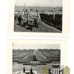German comemortaive card lot hitler/rally