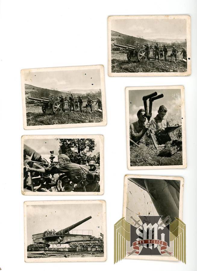 German Cigarette card lot Artillery