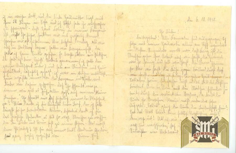 German Letter 1939 feldpost