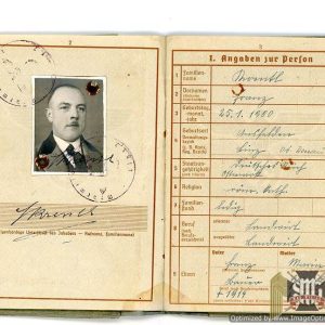 Wehrpass "Franz Krentl"