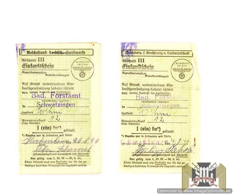 Forestry Tree slip/ticket