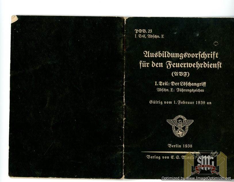 feuerwehrdienst Instruction book