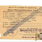 Travel Pass by train for German Soldier on leave from the front