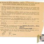 Travel Pass by train for German Soldier on leave from the front