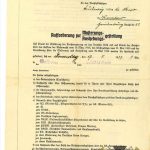 WW2 German Conscription notice