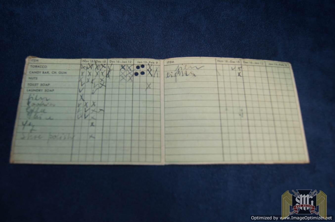 War Ration books from George wagner