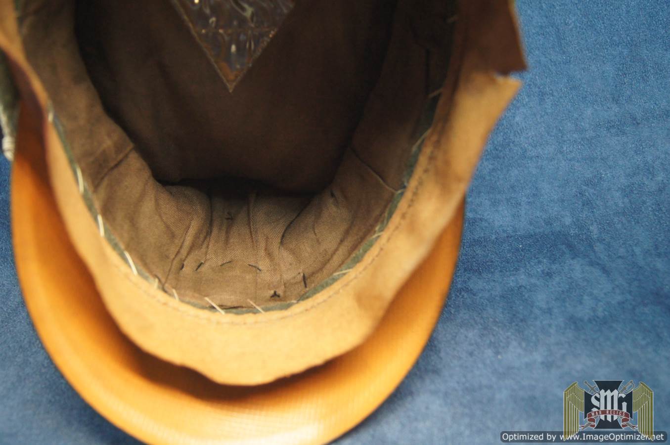 Post War Heer Officer Visor with War time insignia