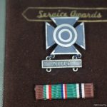 Honorable Discharge Leather Tri Fold 9th army With goodies!