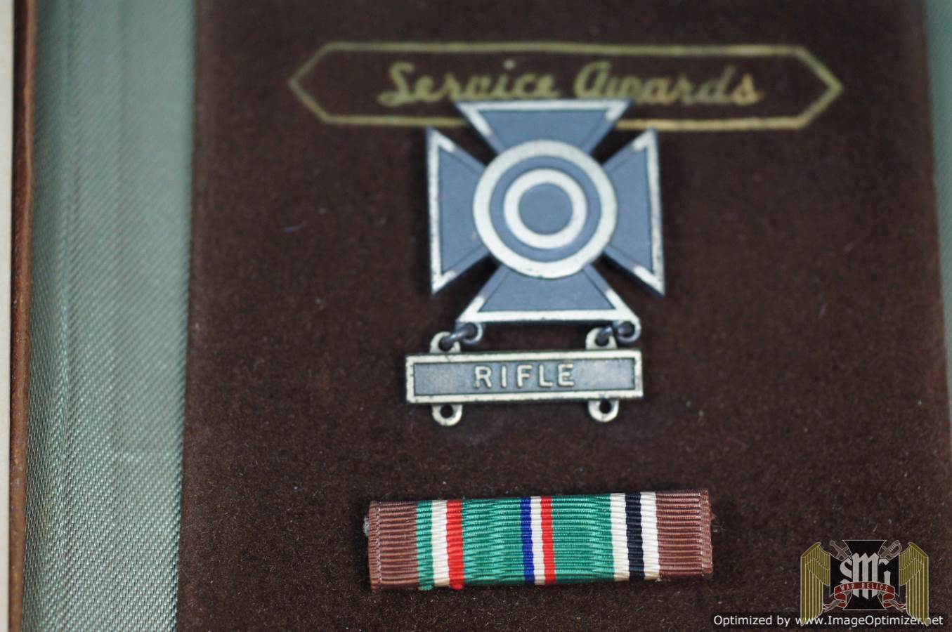 Honorable Discharge Leather Tri Fold 9th army With goodies!