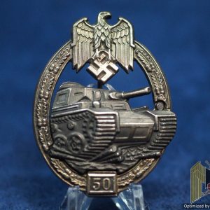 SMGM-3443 Panzer badge for 50 Engagements Reproduction