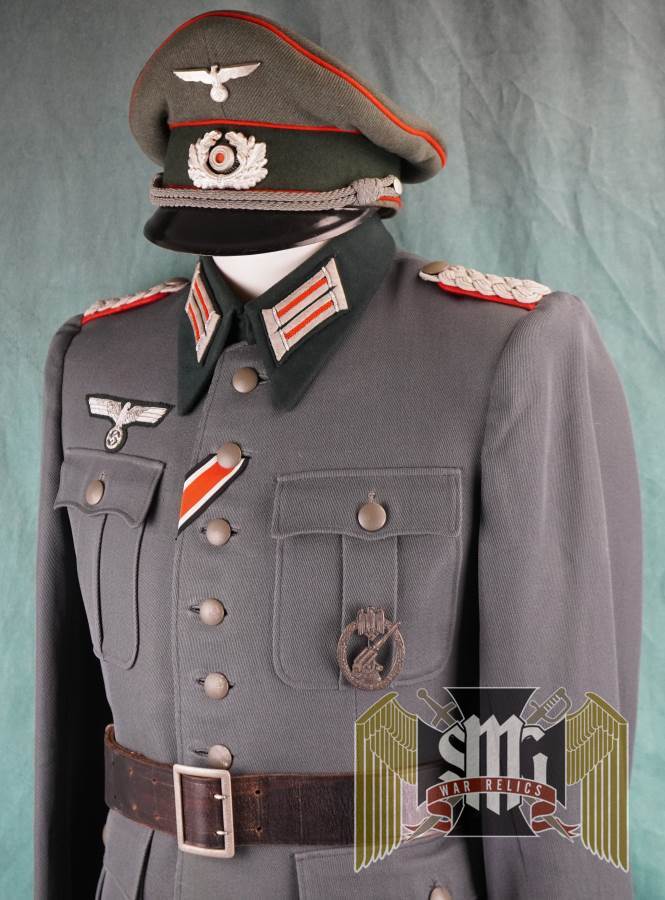 Dutch Prewar Tunic converted to German Artillery With Trousers