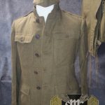 WW1 US Medical Corps Uniform with pants and cap For Soldier with the New York Port of Embarkation