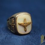 Sterling Silver 12k gold fill American WW2 Airman Ring