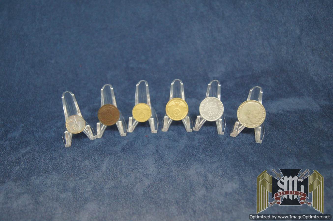 Third Reich Germany 6 pc coin set