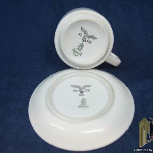 Luftwaffe Coffee mug and saucer Matched 1941 set