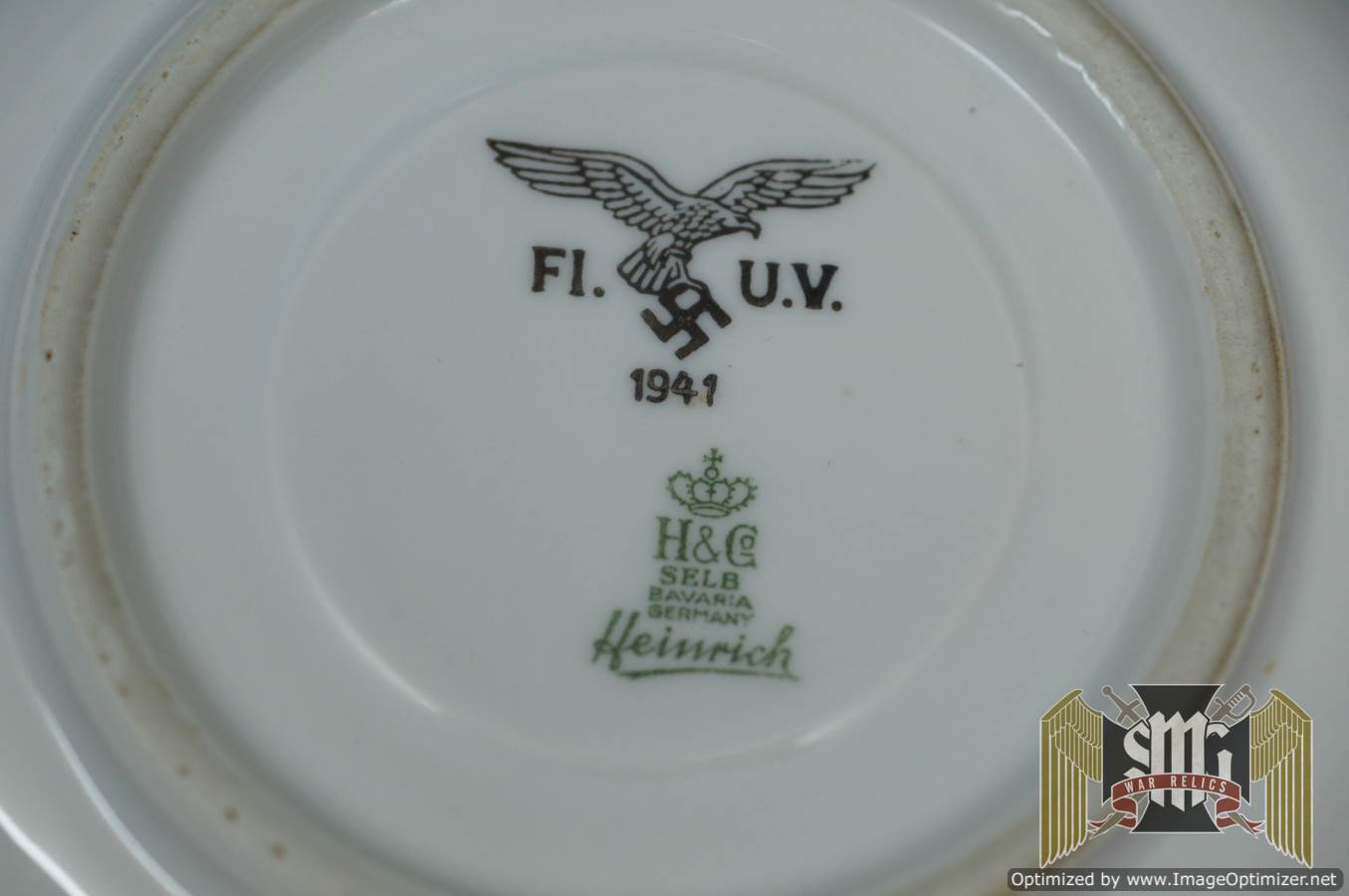 Luftwaffe Coffee mug and saucer Matched 1941 set