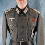 Gabardine M43 tunic with DK loops
