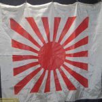 45x42" post war Rising sun flag