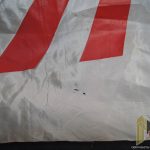 45x42" post war Rising sun flag