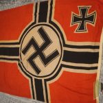 Reichskriegsflagge marine marked with period repairs