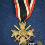 War Merit Cross 2nd class w/ swords Marked 87, Robert Palme