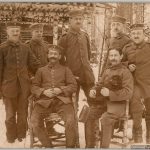 WW1 Postcard Group shot Dachshund
