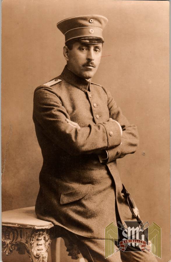 WW1 Postcard NCO W/ Sword