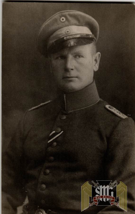 WW1 Postcard NCO w/ EK2 ribbon