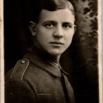 WW1 German postcard shoulder board shot