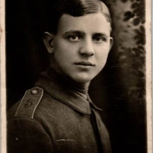 WW1 German postcard shoulder board shot