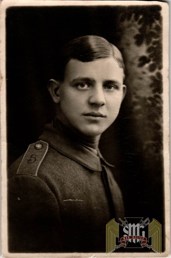 WW1 German postcard shoulder board shot