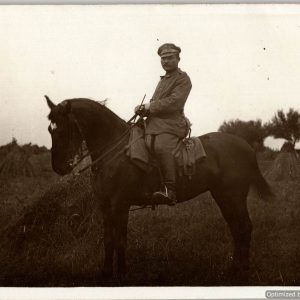 WW1 German Horseback postcard