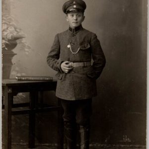 WW1 Post card Young boy