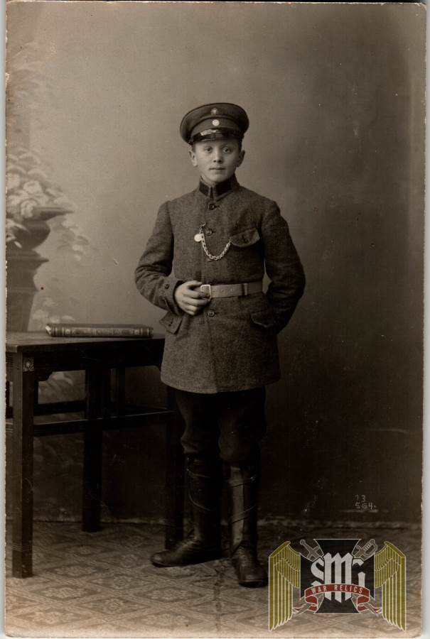 WW1 Post card Young boy