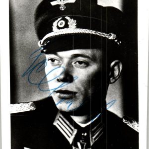 SMGM-3572 Walther Peer Knights Cross Winner Signature