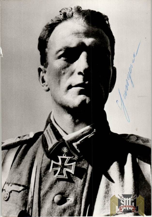 Karl Langesee Knights Cross w/ Oakleaves Winner Signature