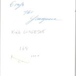 Karl Langesee Knights Cross w/ Oakleaves Winner Signature