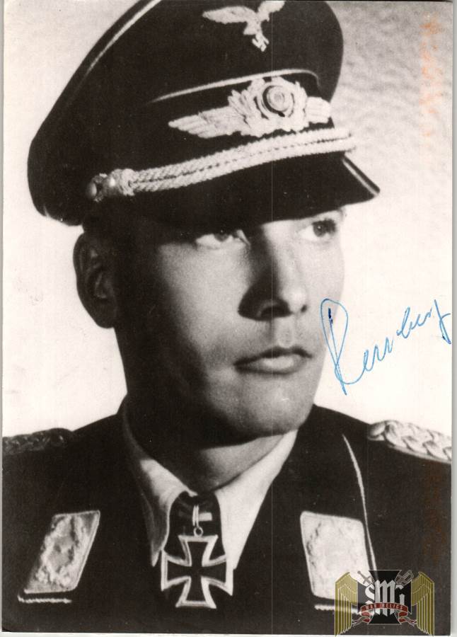 Ralph von Rettberg Knights cross winner signature