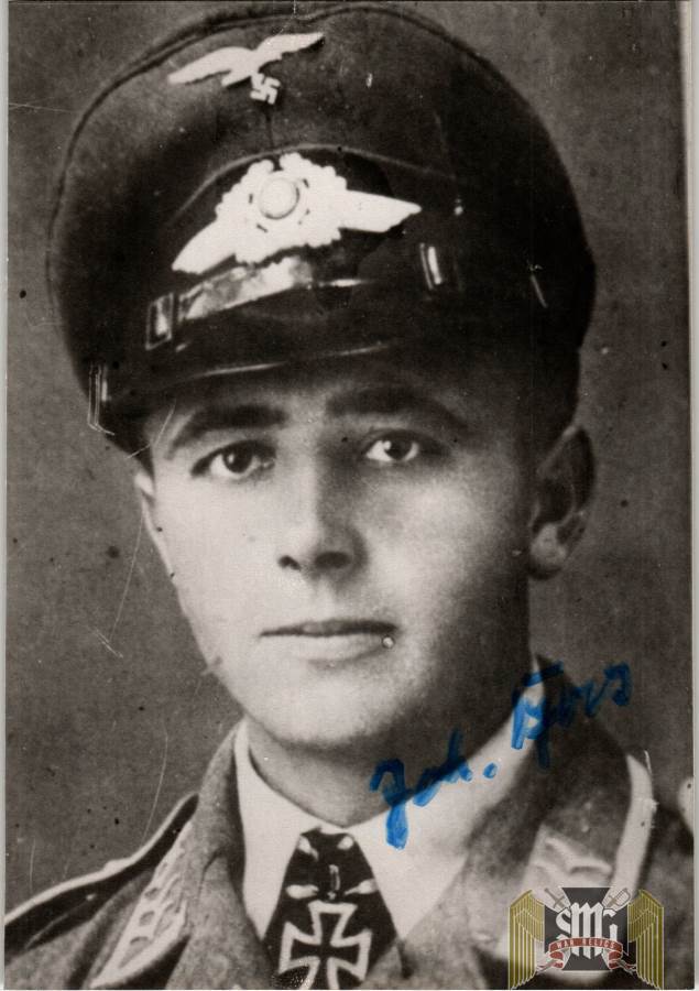 Johann Boos Knights cross winner signature
